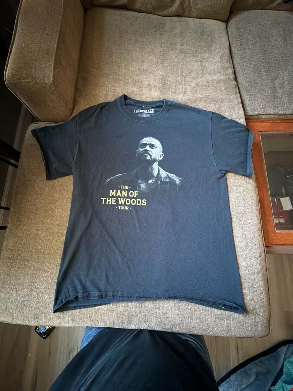 Justin Timberlake The Man Of The Woods Tour Graphic Concert T-Shirt Black Size L